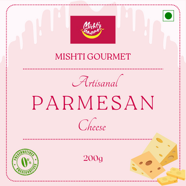 MISHTI GOURMET ARTISANAL PARMESAN CHEESE 200G