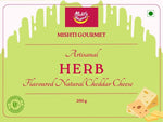 Mishti Gourmet Artisanal Herb Natural Cheddar Cheese 200g