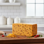 Mishti Gourmet Premium Artisanal Piri Piri Cheddar Cheese 200g