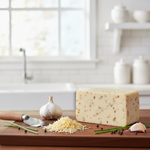 Mishti Gourmet Premium Artisanal Garlic Cheddar Cheese 200g