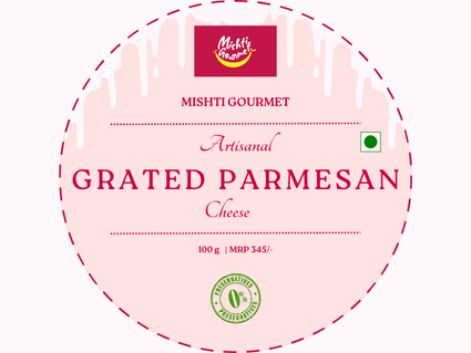Mishti Gourmet Artisanal Grated Parmesan 100g
