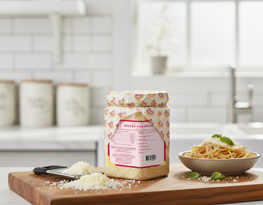 Mishti Gourmet Premium Artisanal Grated Parmesan Cheese 100g