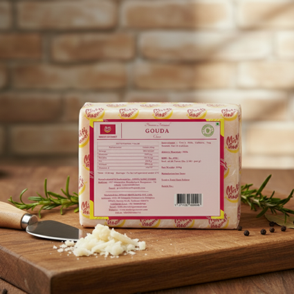 Mishti Gourmet Premium Artisanal Gouda Cheese 200g