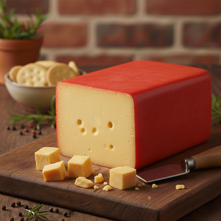 Mishti Gourmet Premium Artisanal Edam Cheese Block 1KG