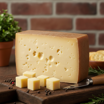 Mishti Gourmet Premium Artisanal Gruyere Cheese Block 1KG