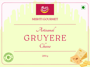 MISHTI GOURMET ARTISANAL GRUYERE CHEESE 200G