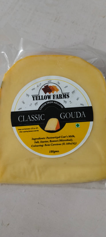 Yellow Farms  Cheese Holland - Classic Gouda 180gm