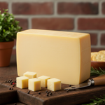 Mishti Gourmet Premium Artisanal Processed Cheddar Cheese Block 1KG