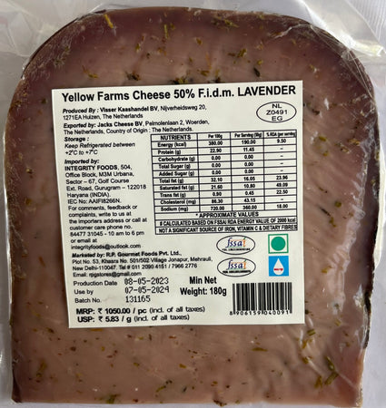 Yellow Farms Gouda Cheese with Lavender Pesto 180g