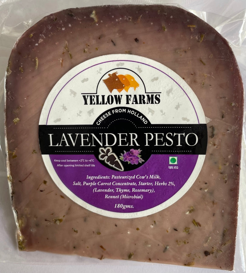 Yellow Farms Gouda Cheese with Lavender Pesto 180g