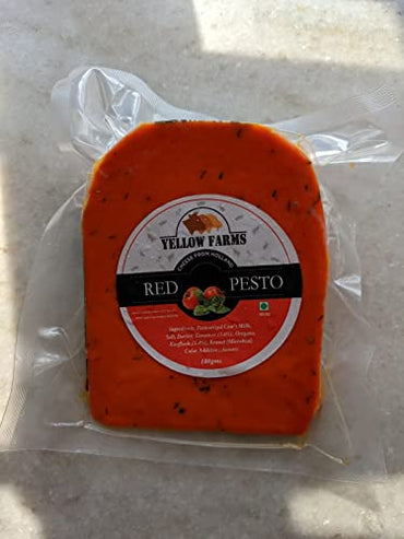 Yellow Farms Red Pesto Gouda Cheese 180g